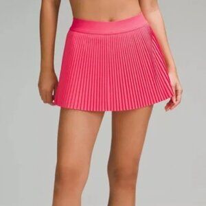 Lululemon Pink pleated mini skirt  Varsity High Rise Pleated Tennis Ski